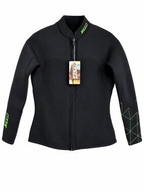 ZCCO Neoprene Wetsuit Jacket Full Zip Long Sleeve XL Unisex  NWT